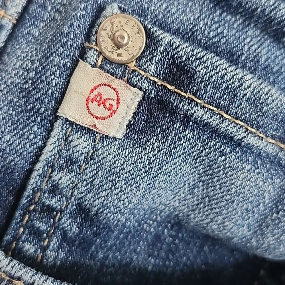AG Adriano Goldschmied The Stilt Cigarette Leg Medium Wash Jeans, 29R